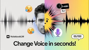 Change Default Voices in NotebookLM Audio Fast!