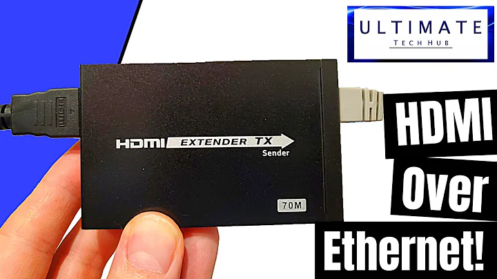 Extend HDMI and IR Remote over Ethernet - MYPIN HDMI Extender | How to