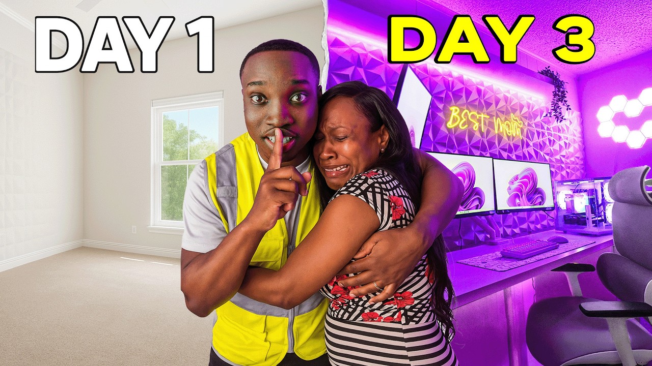 I Built My MOM'S Dream $20,000 Gaming Room