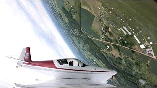 Homebuilt Airplane goes inverted after takeoff from grass runway!