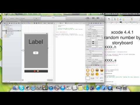 xcode 4.4.1 random number by storyboard part1