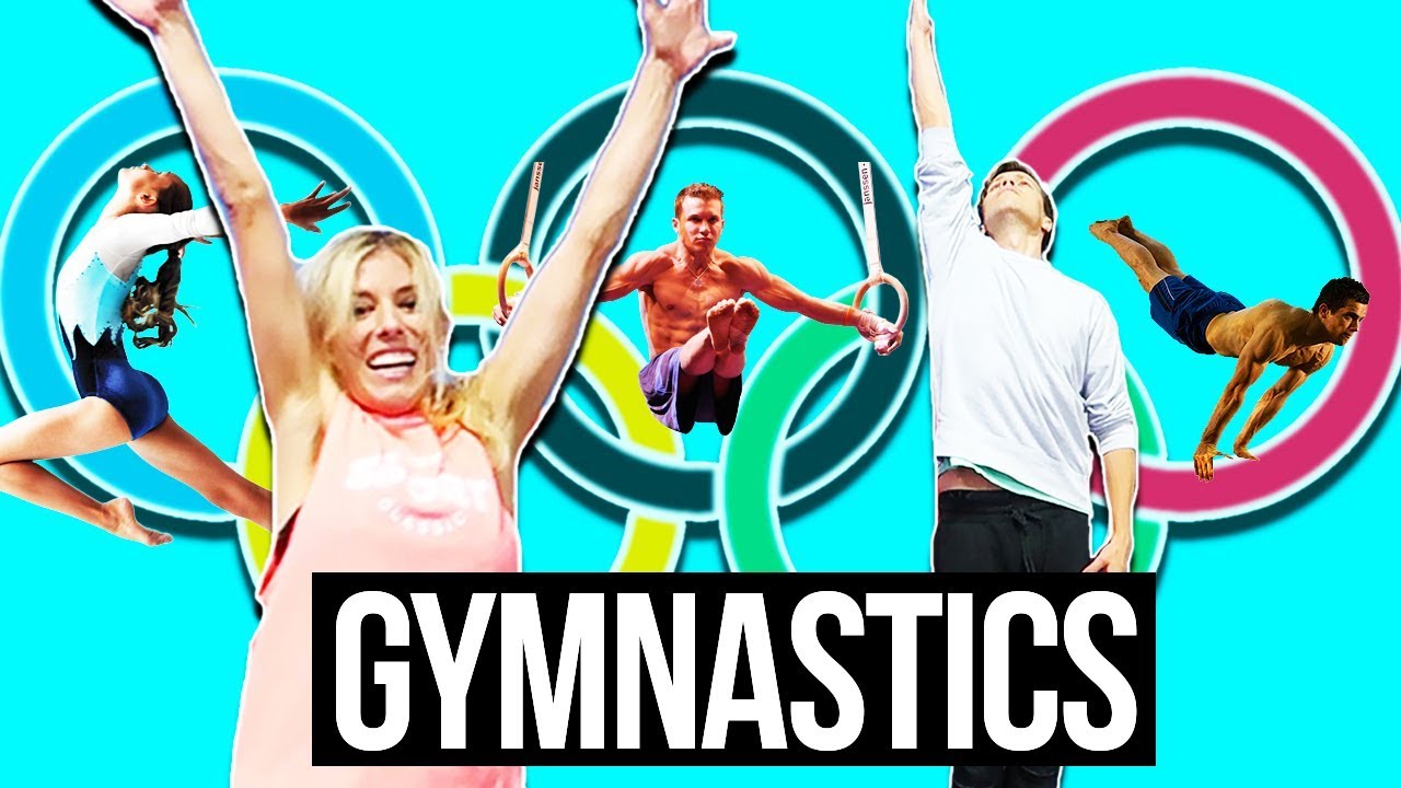 WIFE TEACHES HUSBAND GYMNASTICS CHALLENGE (FAIL REACTI