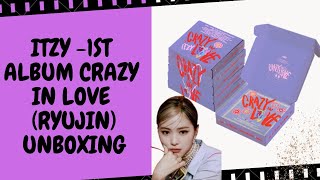 ITZY 1st Album Crazy In Love ( Ryujin Vers) Unboxing