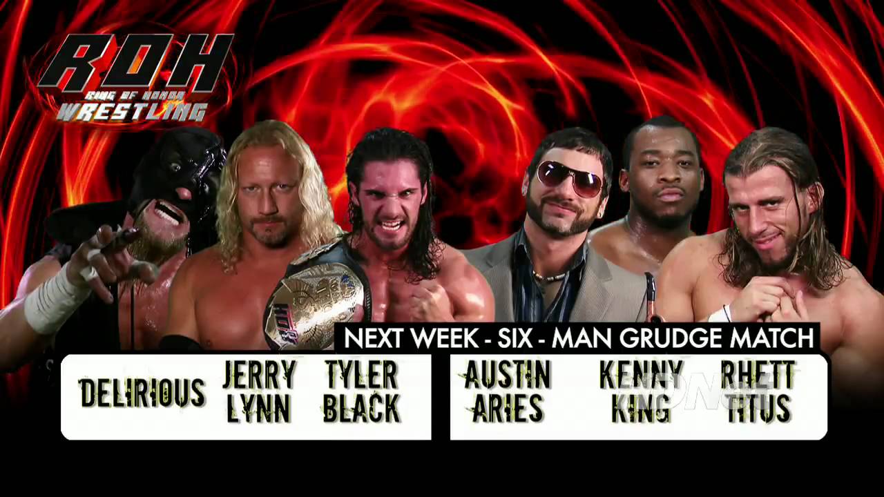 PREVIEW Black/Lynn/Delirious vs. Aries/King/Titus ROH on 7/12