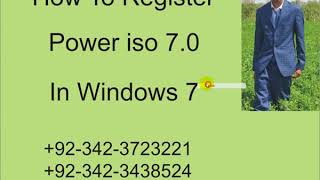 Register power iso using crack