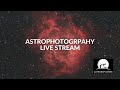Deep sky astrophotography live imaging session astroexploring
