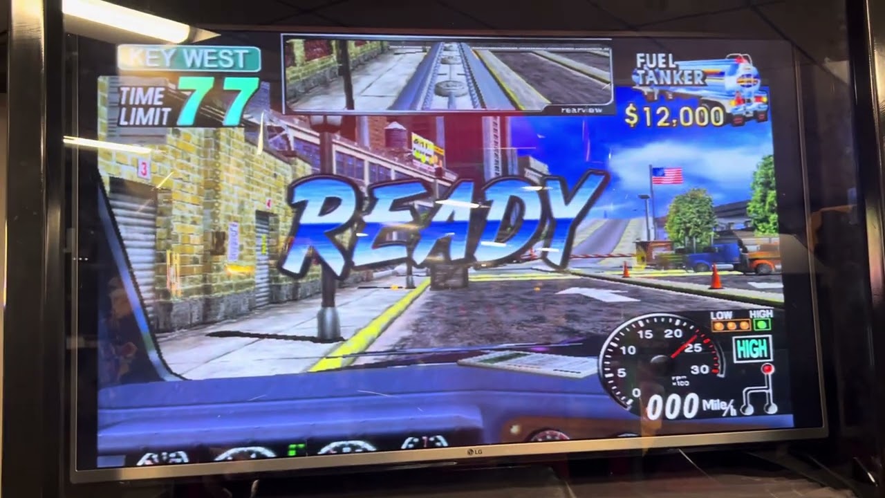 Sega 2000 18 wheeler American pro truck arcade at fun world￼