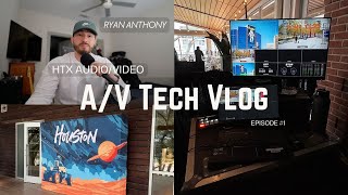 Houston Texas Audio/Video Tech Setup + BTS Vlog #1