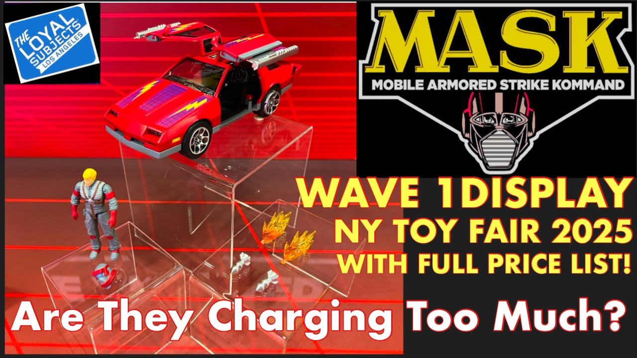 MASK TOYS - Full Wave 1 Display At Toy Fair 2025 & Price List! Are They Charging Too Much?