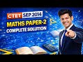 ##CTET MATH'S PAPER-2 SEPTEMBER 2014#UPTET//STET &amp;OTHER TET EXAM# MAJEDAR SHORT TRICK 