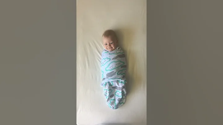 How to swaddle....3 easy steps..