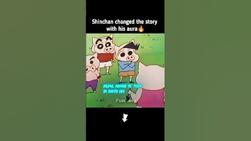 Shinchan changed the story with his aura🔥 | Shinchan edit |