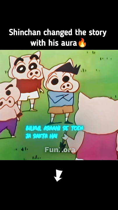 Shinchan changed the story with his aura🔥 | Shinchan edit |