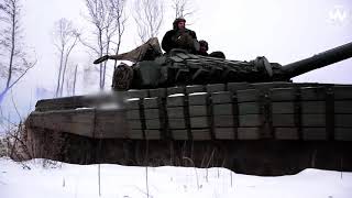 Тренування танкістів в районі проведення ООС
