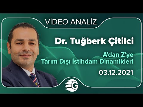 A'dan Z'ye Tarım Dışı İstihdam Dinamikleri / Dr. Tuğberk Çitilci