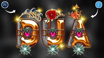 How To Make Glass Font Editing On Android Using PixelLab Ps Touch | Glass Font Name Editing 2023