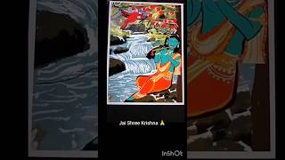 Wait Till You See the Final Krishna Reveal!🙏#shorts #krishna #art#youtubeshorts #viral #reels#radha