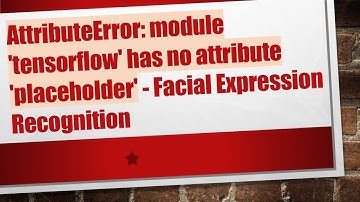 AttributeError: module 