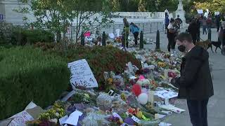 LIVE: Mourners gather outside Supreme Court after Justice Ruth Bader Ginsburg's death
