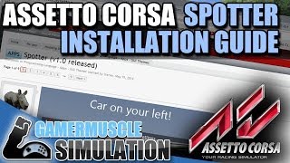 Assetto Corsa spotter app installation guide - GamerMuscle Simulation