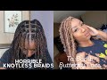 Horrible Knotless Braids Into Bomb Butterfly Locs