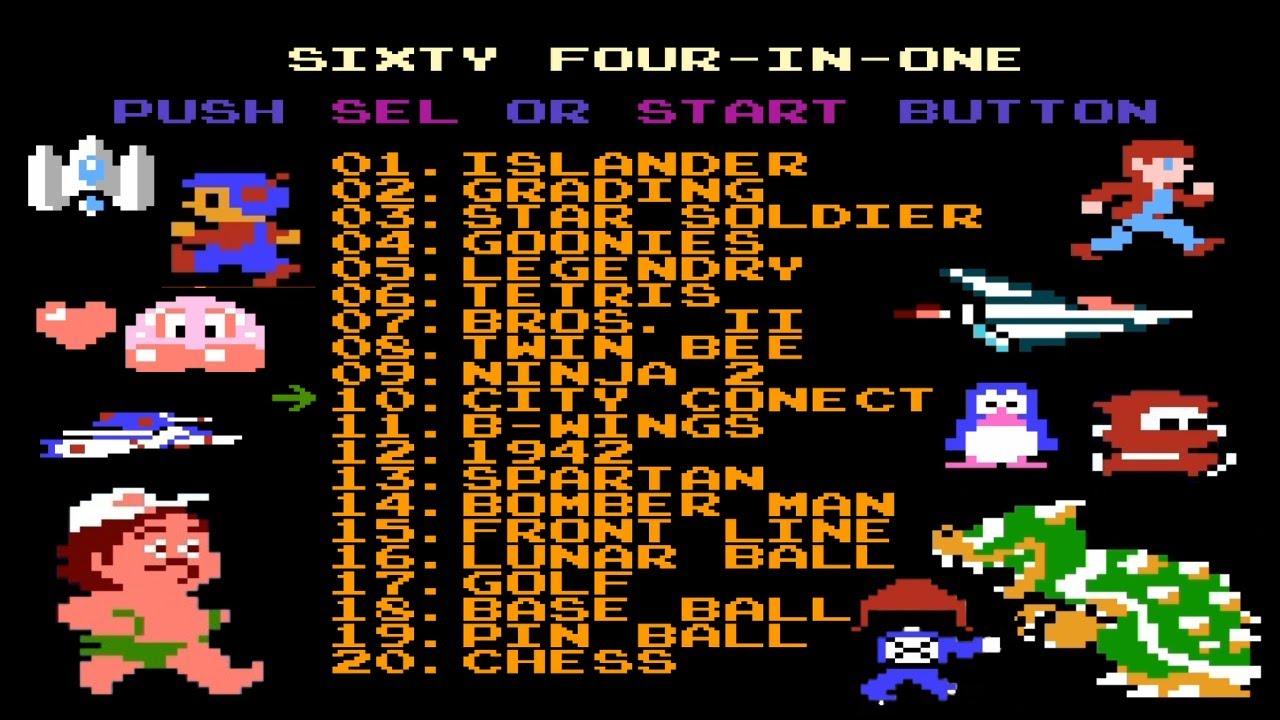 NES 64 in 1 : 8-Bit Blast from the Past