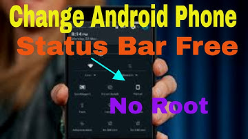How To Change Android Status Bar Free Without Root In Hindi Urdu | Hamza4you