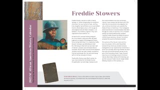 Freddie Stowers - 2023 South Carolina African American History Calendar Honoree screenshot 5