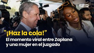 Una mujer recrimina a Zaplana que se saltara la cola a su llegada a los juzgados: 'Haz la cola' by Cadena SER 6,172 views 2 weeks ago 25 seconds