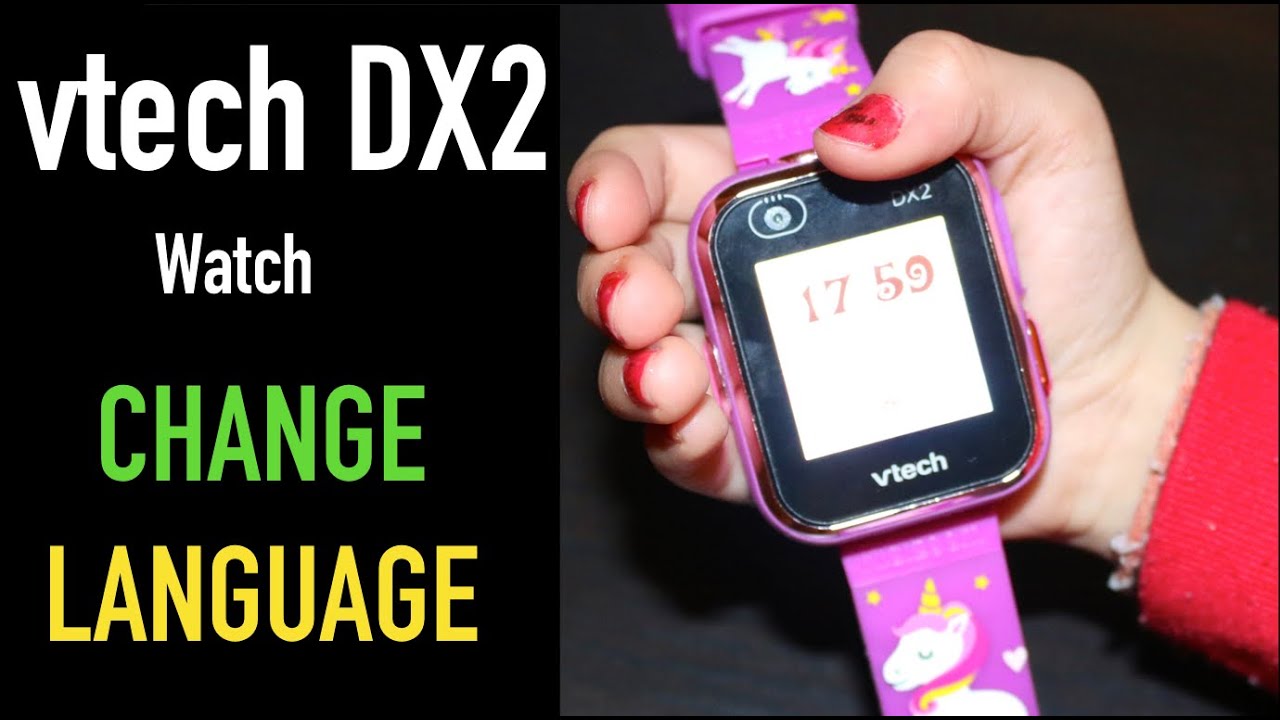 Vtech Kidizoom DX2 Smart Watch Language 