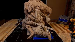 THE HUNTED Nearly Finished the Mountain Man Today
Heres a link to a review of my 9 streaming Instructional Videos, on How to Sculpt in Clay, for you to look over. At the end of each review, I show you how to purchase one, two or all my videos at the end of each video.
https://adayinthelifeofalemon.blogspot.com/2021/03/david-lemons-dream-catcher-studios.html THE HUNTED Nearly Finished the Mountain Man Today