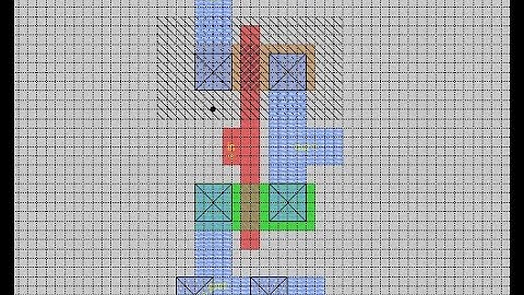Inverter Layout | Inverter layout design | CMOS inverter layout I Magic