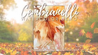 Fall Leaf - Watercolor Demonstration