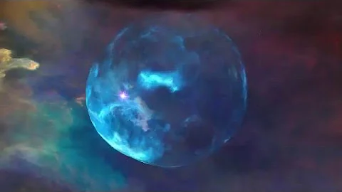 Animation Approaching the Bubble Nebula