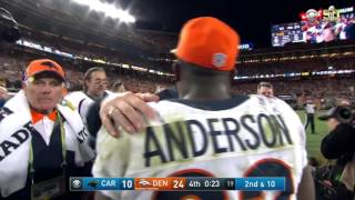 Gary Kubiak Gets a Gatorade Bath as Broncos Celebrate Win! | Panthers vs. Broncos | NFL