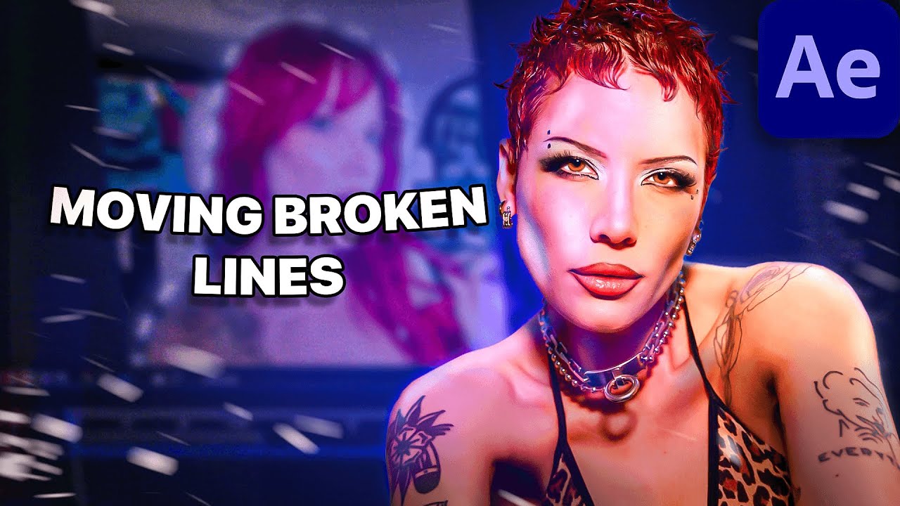 MOVING BROKEN LINES | After Effects Tutorial