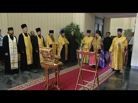 Мощи святого равноапостольного князя Владимира привезли в Беларусь