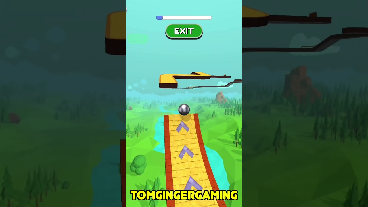 Забег на скорость Going Balls, забег по порталу 297 