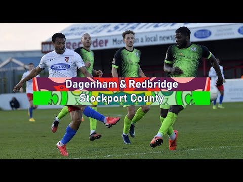 Dagenham & Red. Stockport Goals And Highlights