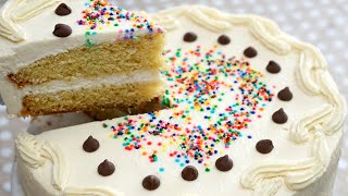 Birthday cake | Easy Vanilla birthday cake recipe | Easy cake #cake #food #foodie #sweet