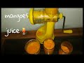 how to make mango juice by hand plastic juser -tech burner