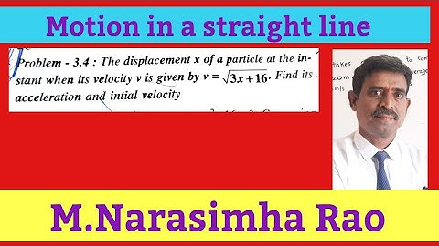 The displacement  x of a particle at the instant ,when it