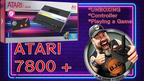 ATARI 7800 Plus - Unboxing and Gameplay