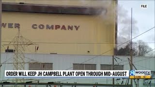 Latest federal order to keep JH Campbell Plant open through mid-August