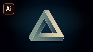 Невозможный треугольник в Adobe Illustrator/Penrose Triangle