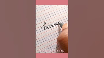 🔥  Happy Navratri in cursive writing #shorts #cursivewriting #ytshorts whatsapp  status video #shout
