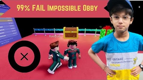 99% FAIL Impossible OBBY ! In ROBLOX #gaming #games #roblox