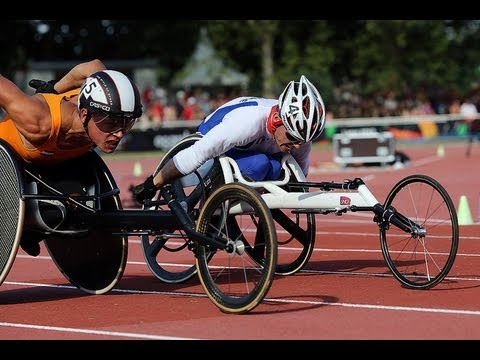 Athletics - men's 200m T34 semifinal 1 - 2013 IPC Athletics World
Championships, Lyon