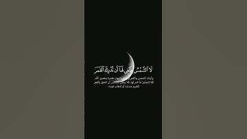 #قرآن والقمر قدرناه منازل | القارئ محمد أيوب ~ سورة يس