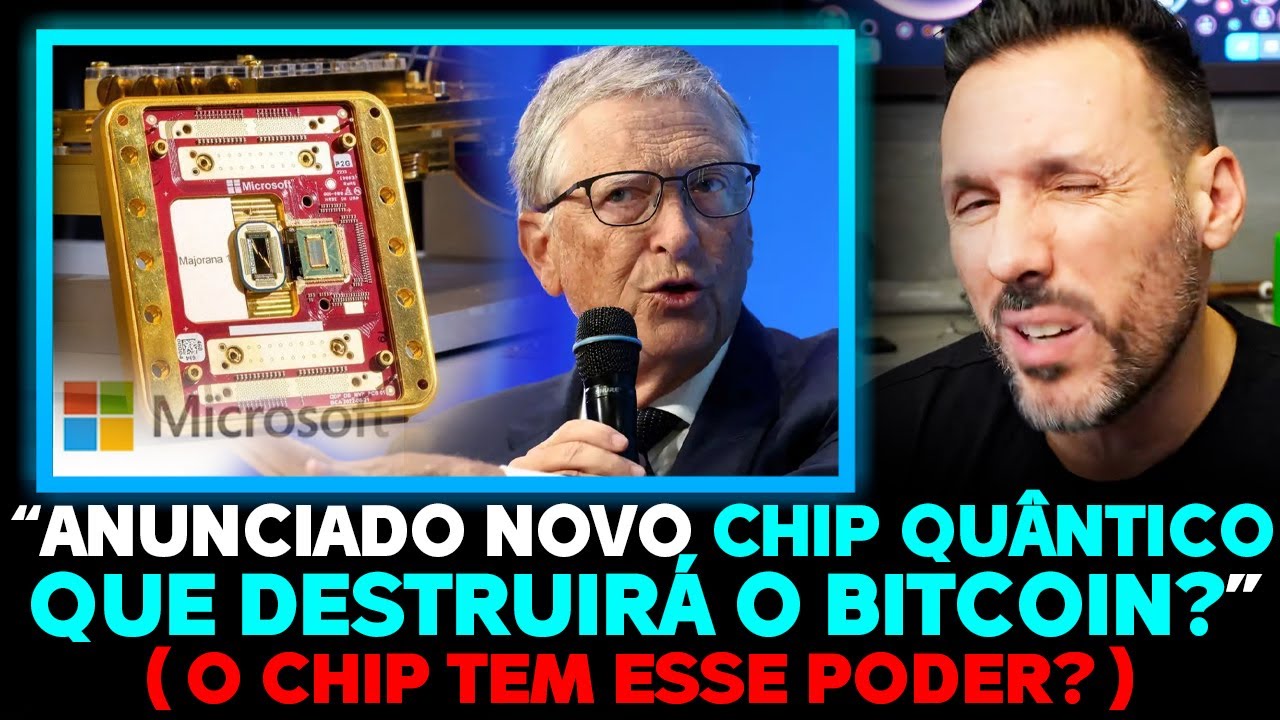MICROSOFT ANUNCIOU NOVO CHIP QUANTICO QUE DESTRUIRÁ O BITCOIN?